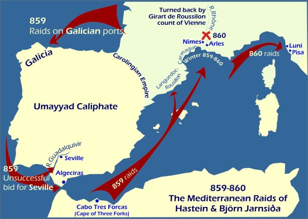 Ataques vikingos en la península ibérica y el Mediterráneo documentalium